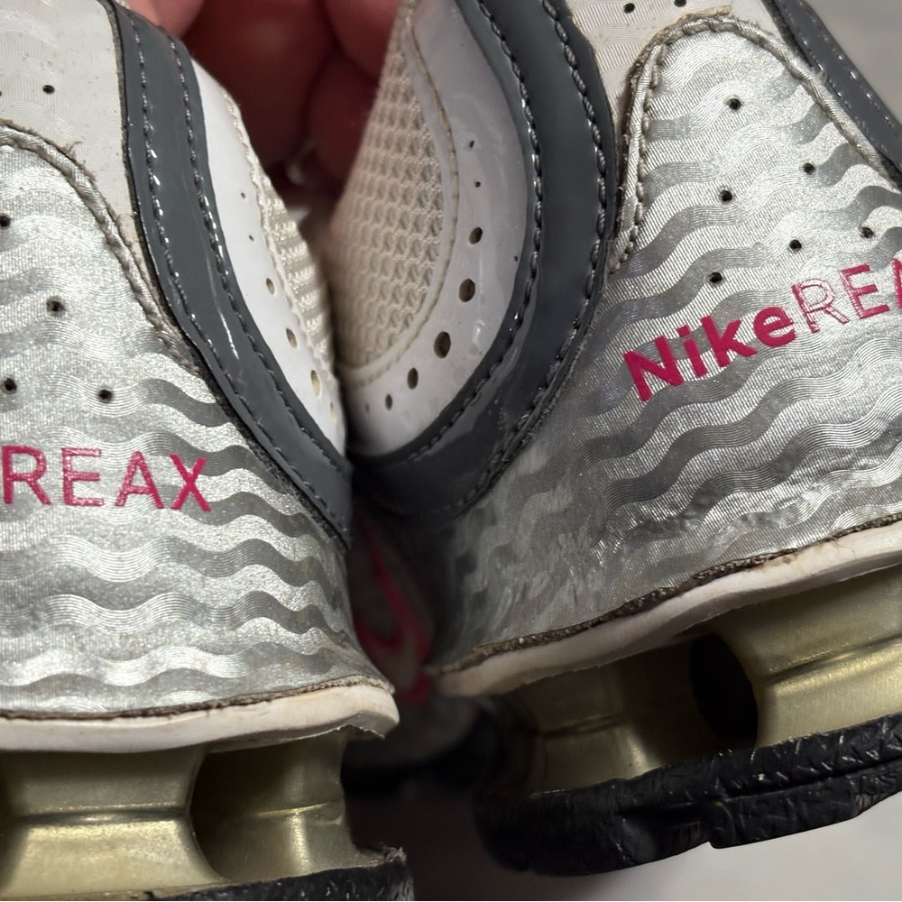 Nike White and Silver Sneakers - Picture 7 of 8